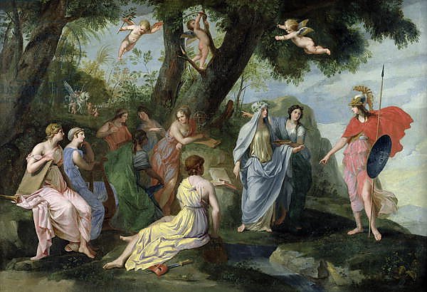 Minerva with the Muses