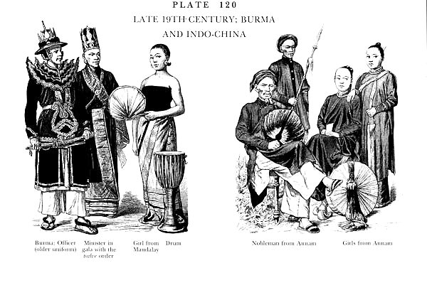 Fin du XIXè Siècle, Birmanie et Indochine, Late 19Th Century, Burma and Indo-China 2
