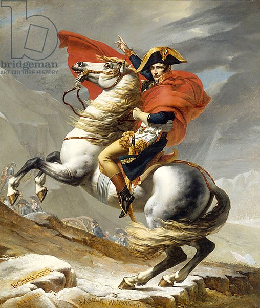 Napoleon Crossing the Grand Saint-Bernard Pass, 20 May 1800, 1802