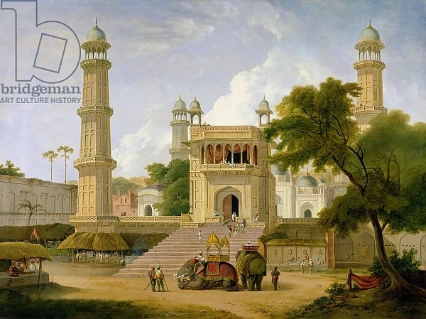 Indian Temple, said to be the Mosque of Abo-ul-Nabi, Muttra, 1827