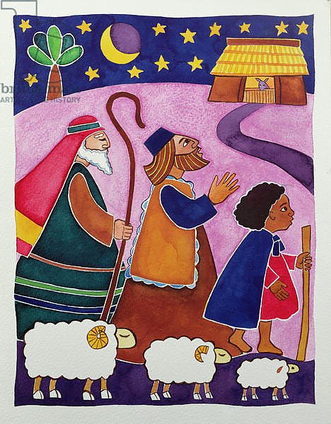The Shepherds Journey to Bethlehem