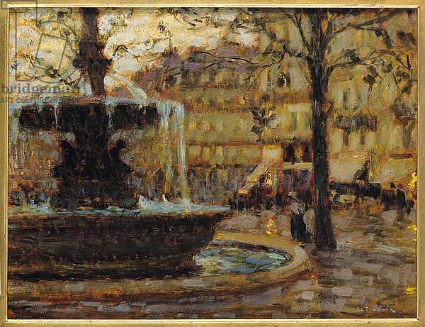 La fontaine, Paris, 1904