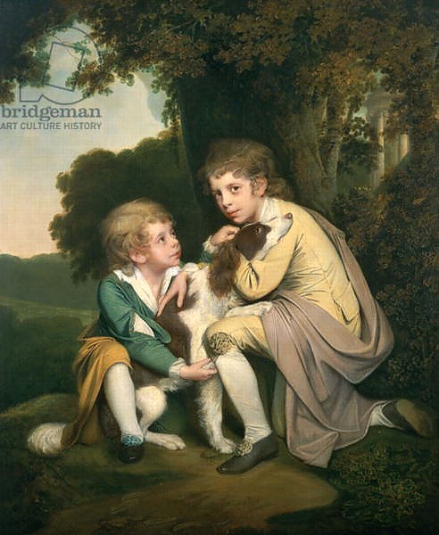 Thomas and Joseph Pickford as Children, c.1777-9