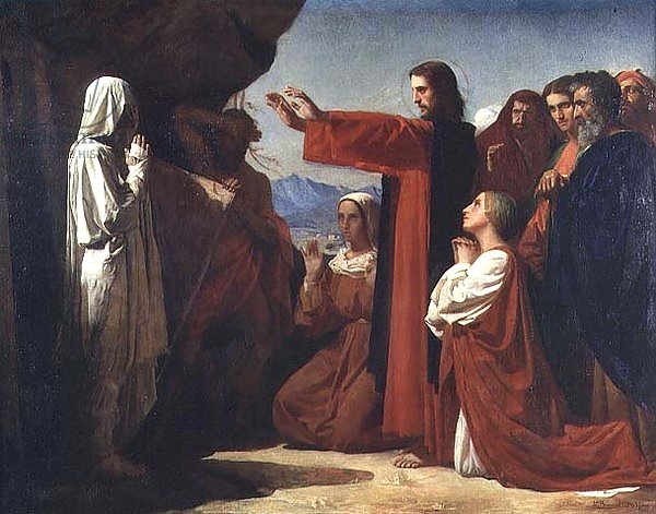 The Raising of Lazarus, 1857