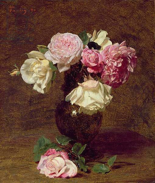 Pink and White Roses