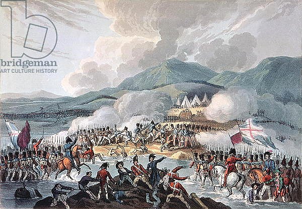 Battle of the Bidassoa, 9th October, 1813: engraved by Daniel Havell