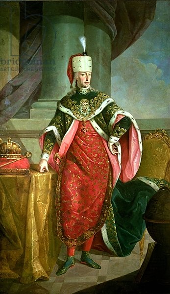 Emperor Francis I Holy Roman Emperor, wearing the official robes of the Order of St. Stephan