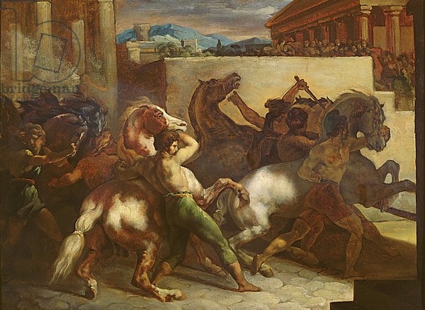 The Wild Horse Race at Rome, c.1817