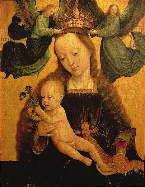 Madonna and Child Crowned by Two Angels, c.1520