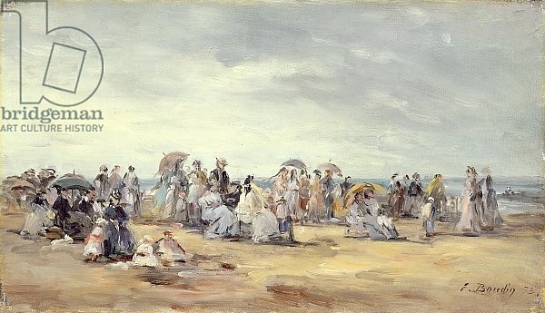 The Beach at Trouville, 1873