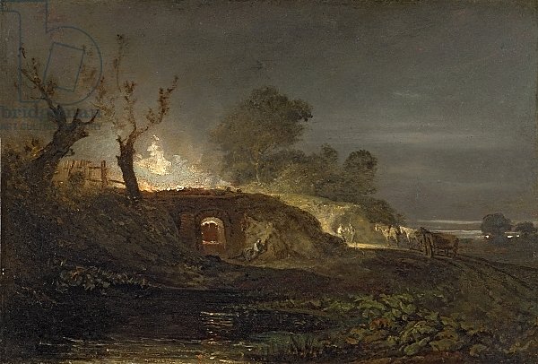 A Lime Kiln at Coalbrookdale, c.1797