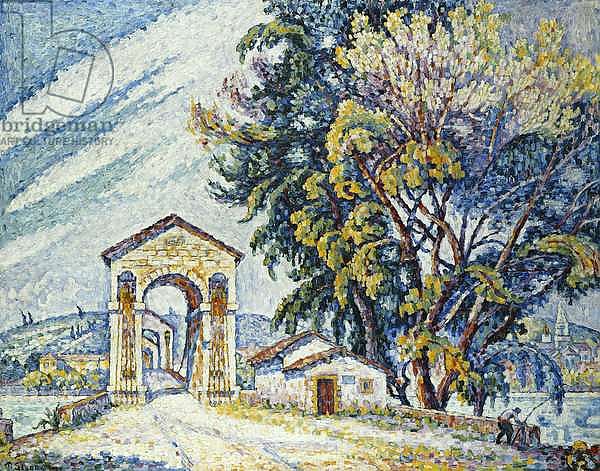 Le Pont a Bourg-Saint-Andeol, 1926