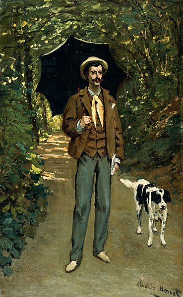 Man with an Umbrella, c.1868-69
