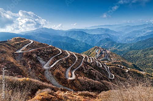 Извилистая дорога, Шелковый торговый путь между Китаем и Индией