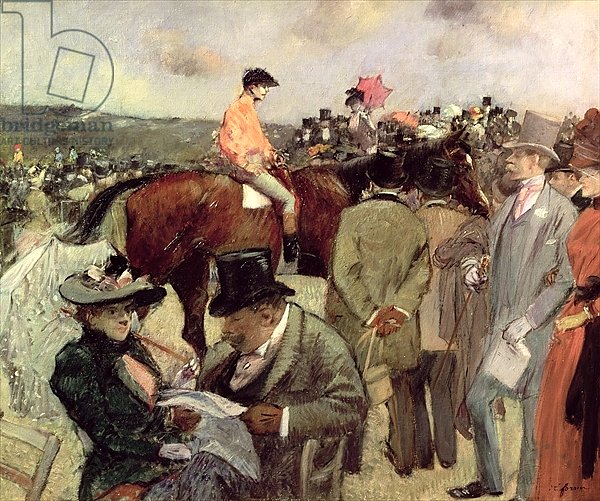The Horse-Race, c.1890
