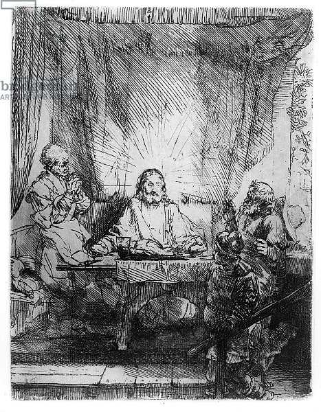 Supper at Emmaus, 1654 2