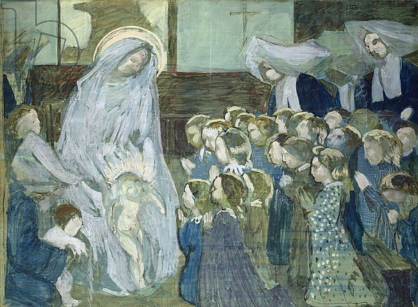 Sketch of the Virgin at school, 1903