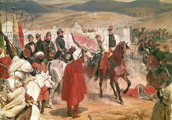 Marshal Thomas Bugeaud and Colonel Joseph Vantini During the Conquest of Algeria, 1846