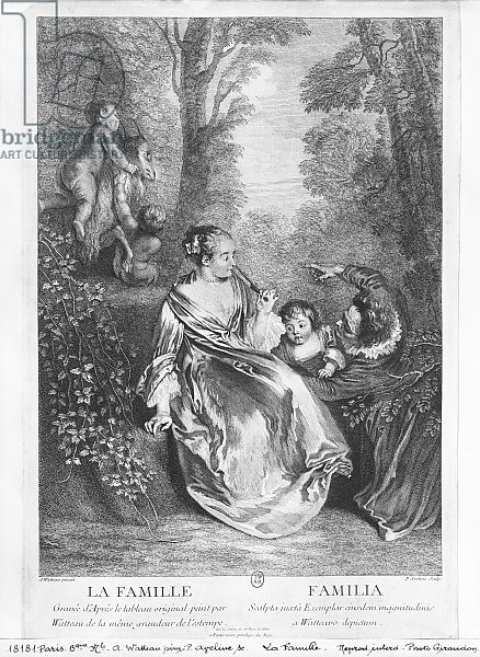 The Family, engraved by Pierre Aveline