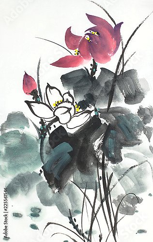 Китайский цветок лотоса 4