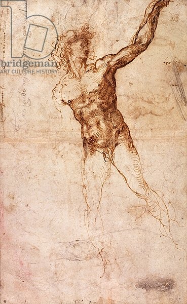 Sketch of a Nude Man