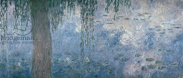 Waterlilies: Morning with Weeping Willows, 1914-18