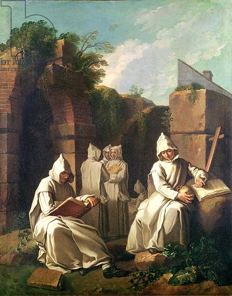 Carthusian Monks in Meditation