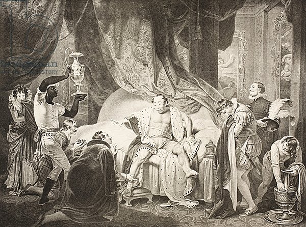 A bedchamber in the Lord's house, Induction, Scene II, from 'The Taming of the Shrew'