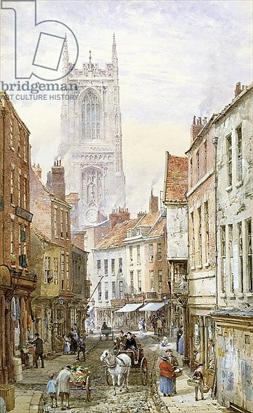 A View of Irongate, Derby