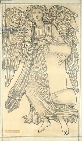 Angel with Scroll - figure number nine, 1880