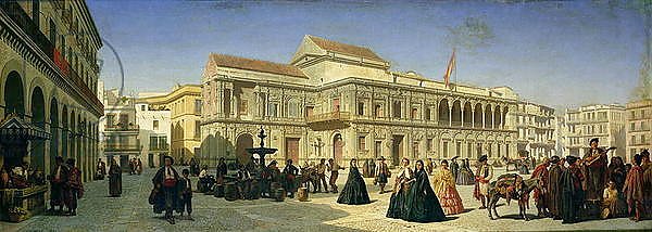 The Plaza de San Francisco and the Ayuntamiento, Seville