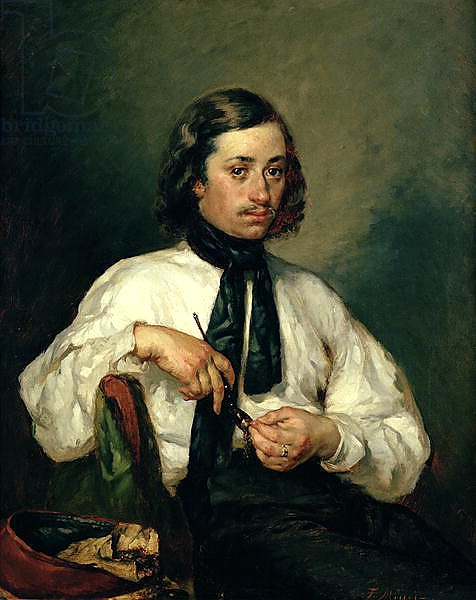 Portrait of Armand Ono, known as The Man with the Pipe, 1843