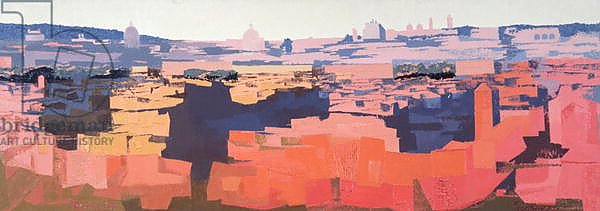 Rome, View from the Spanish Academy on the Gianicolo, Sunset, 1968