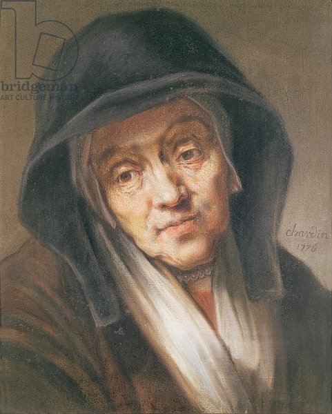 Copy of a portrait by Rembrandt of his mother, 1776