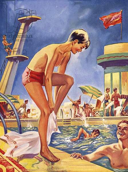 Lido swimming pool 1930s