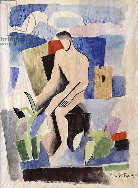 Man in the Country, study for Paludes; Homme dans un Paysage, Etude pour Paludes, c.1920