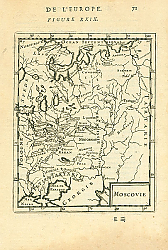 Постер Карта Великого княжества Московского №2 1