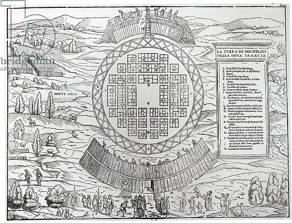 Foundation of Hochelaga, 1556
