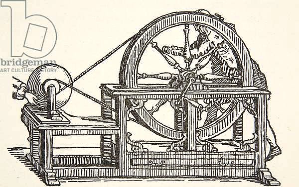 Электрическая машина аббата Нолле, 1746г