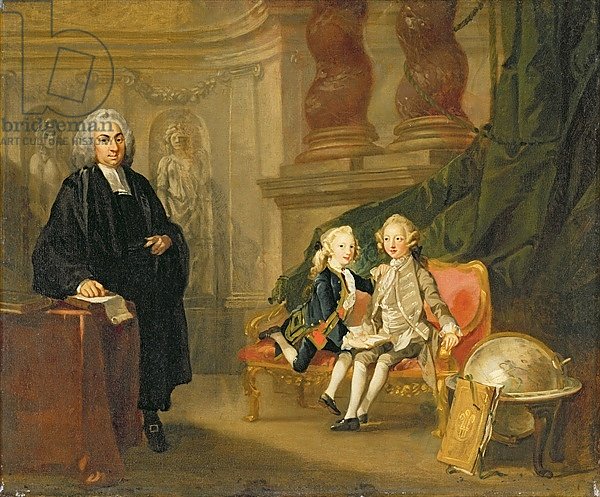 Prince George and Prince Edward Sons of Frederick Prince of Wale, c.1748