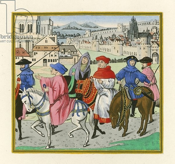 Постер Шоу Анри (акв) The Canterbury Pilgrimage, late 15th Century