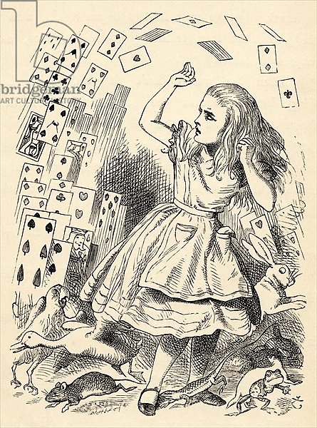 Alice and the Pack of Cards, from 'Alice's Adventures in Wonderland'