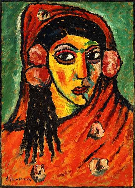 Spanish Girl with a Red Scarf; Spanierin mit rotem Schal, c.1912