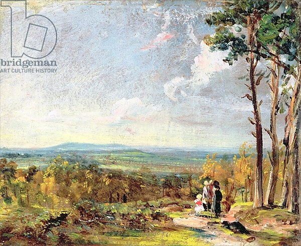 Hampstead Heath Looking Towards Harrow, 1821