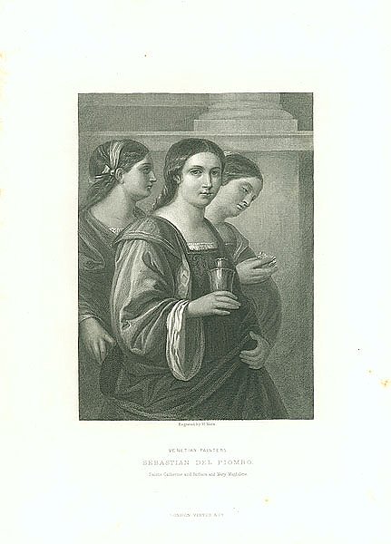 Sebastian Del Piombo. Saint Catherine and Barbara and Mary Magdalene 1