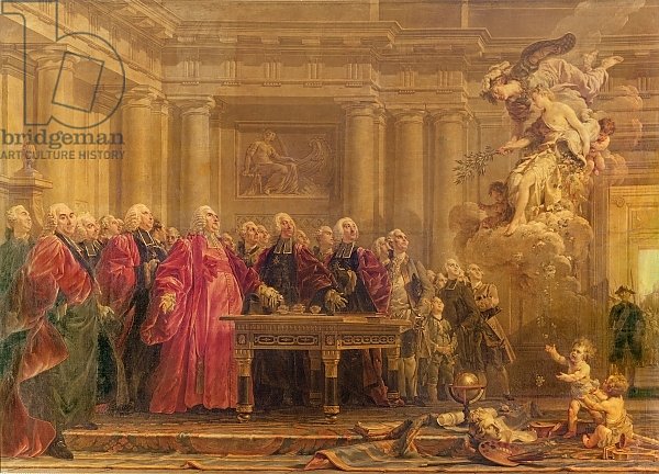 The Magistrates of Paris Receiving News of the Peace, 21st June 1763