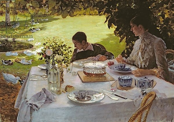 Breakfast in the Garden, 1883