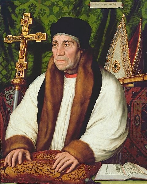 Portrait of William Warham Archbishop of Canterbury, 1527
