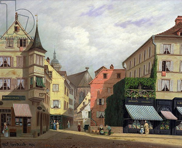 Maison Mathieu, Grand-Rue, Colmar, 1876