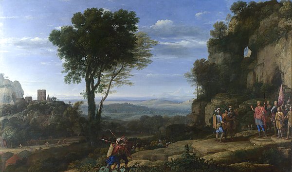 Пейзаж с Давидом у могилы Эдалема